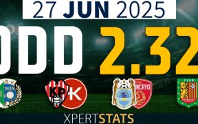 Football Accumulators Tips: 2 Odds 27.06.2025