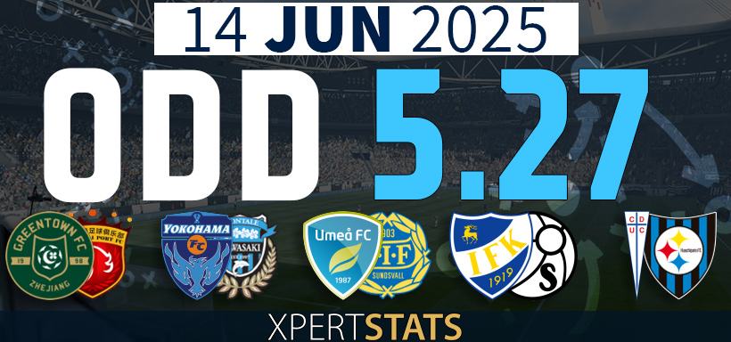 Football Accumulators Tips: 5 Odd 14.06.2025