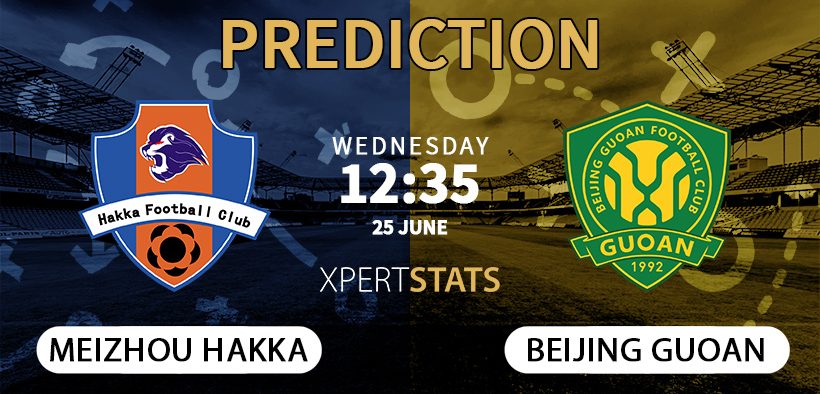 Meizhou Hakka vs Beijing Guoan Prediction 25.06.2025