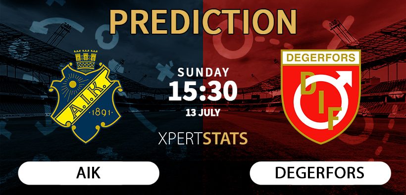 AIK vs Degerfors Prediction 13.07.2025