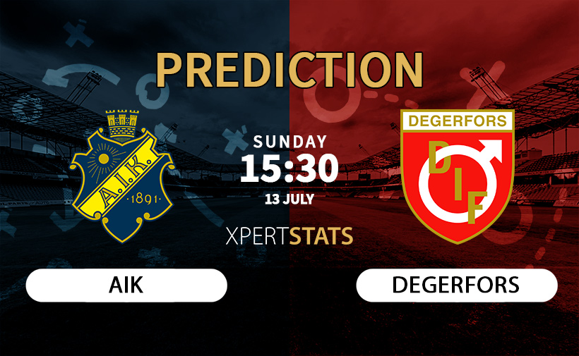AIK vs Degerfors Prediction 13.07.2025