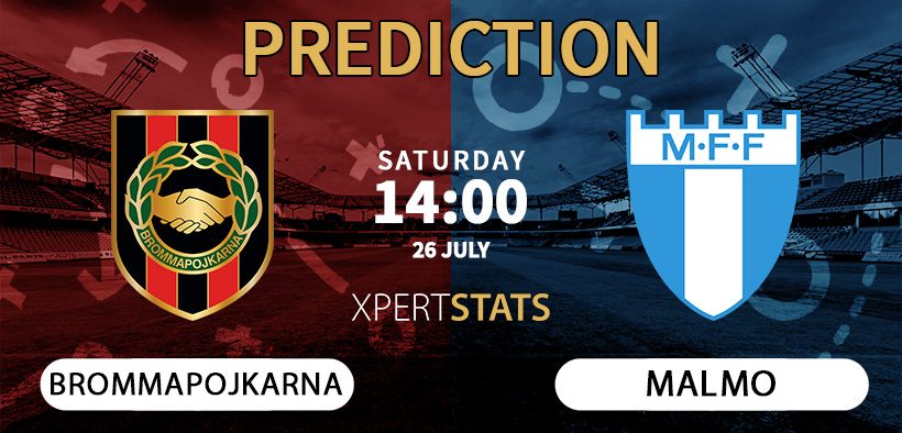 Brommapojkarna vs Malmo Prediction 26.07.2025