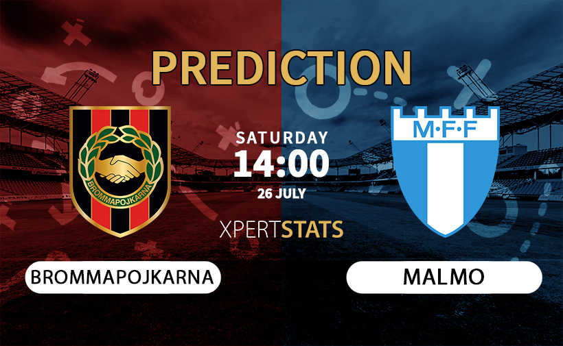 Brommapojkarna vs Malmo Prediction 26.07.2025
