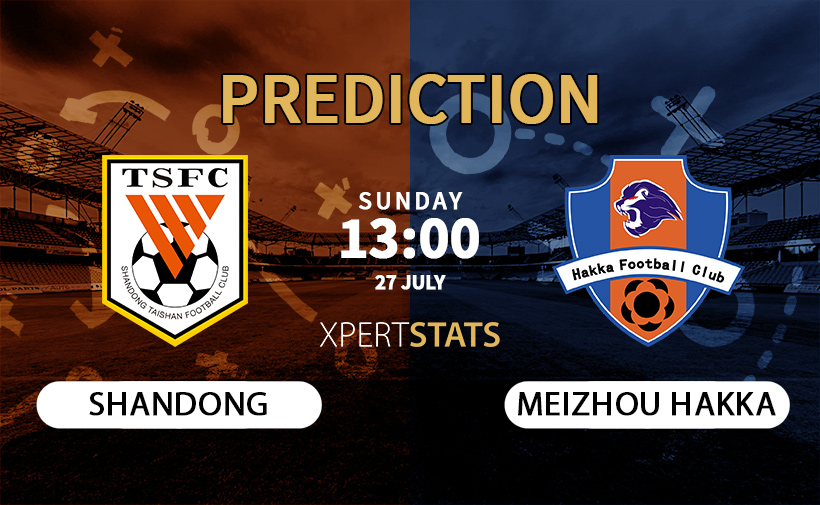 Shandong Taishan vs Meizhou Hakka Prediction 27.07.2025