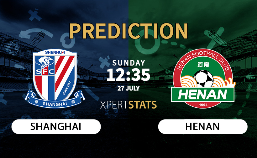 Shanghai Shenhua vs Henan Songshan Longmen Prediction 27.07.2025