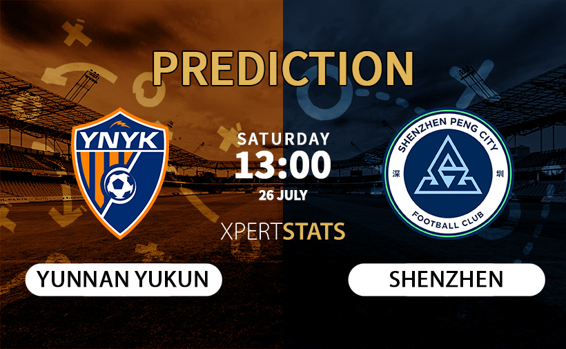 Yunnan Yukun vs Shenzhen Xinpengcheng Prediction 26.07.2025
