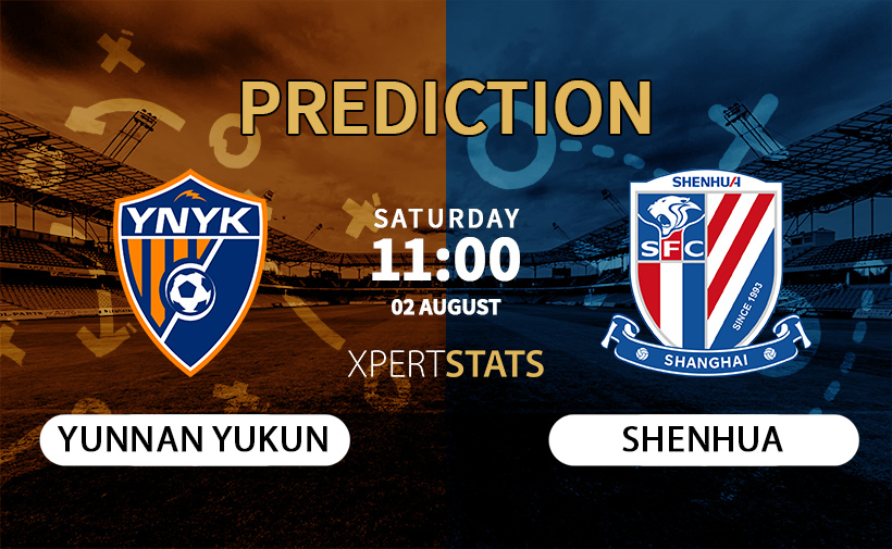 Yunnan Yukun vs Shanghai Shenhua Prediction 02.08.2025